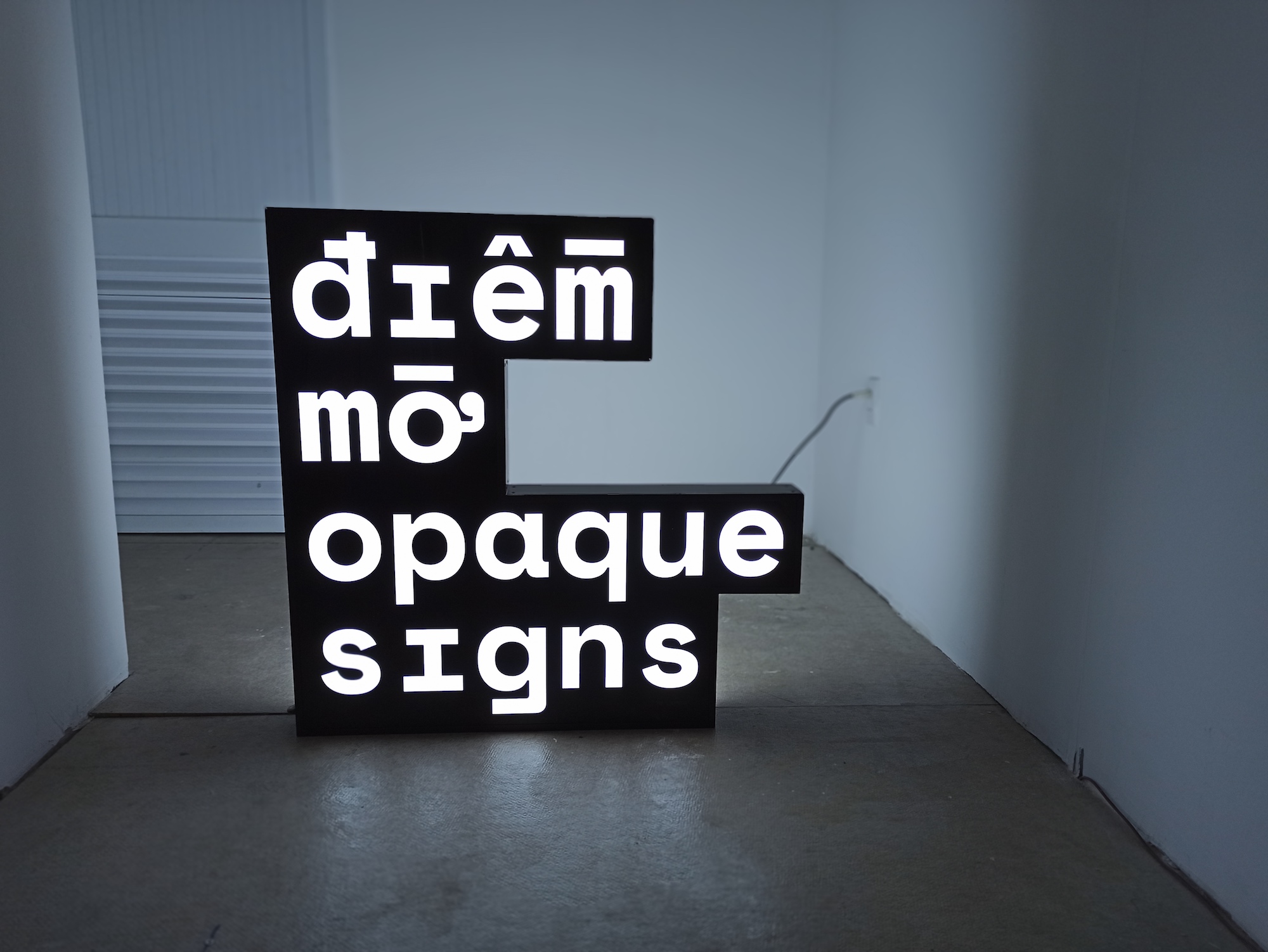 Opaque Signs